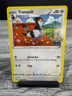 Pokémon | Go #062/78: Tranquill (2022) - Collectible Trading Card